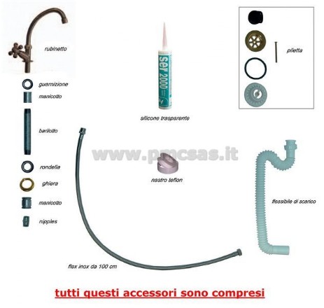 accessori per lavelli da giardino nonno giovanni 540 aq8300roktab