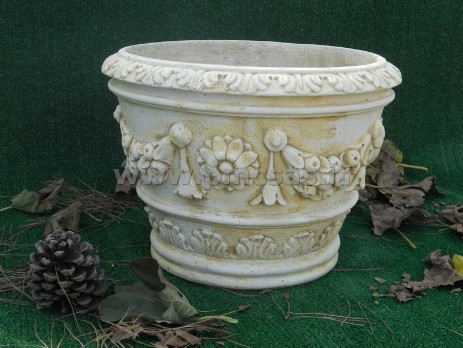 fioriera decorata