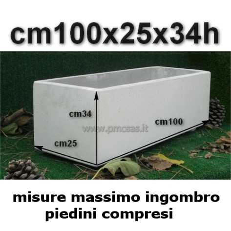 fioriera in cemento vl1002534