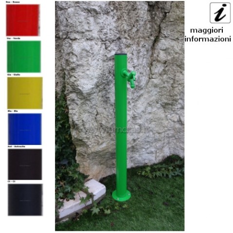 fontane in ferro da giardino rotondo cm501