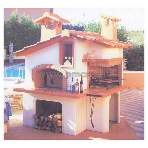 forni a legna prefabbricati da giardino