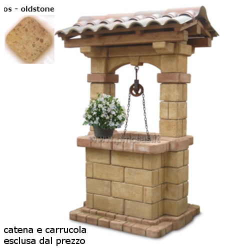 pozzo da giardino country 06pc os