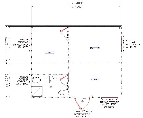 progetto modulo abitativo 1