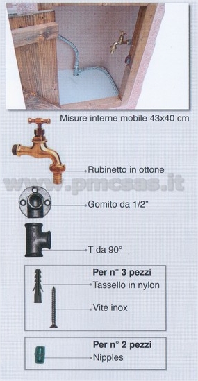 rubinetto lavabo cemento