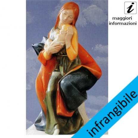 statua della madonna maternità infrangibile f28
