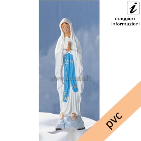 statua madonna di lourdes pvc