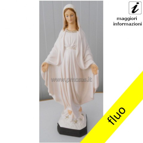 statua madonna immacolata fluo