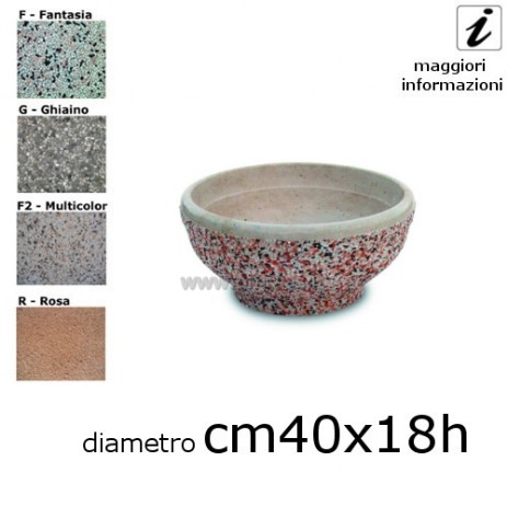 vasi in cemento tondi coccin40